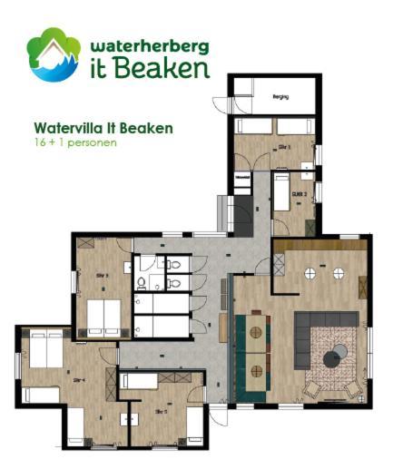 Watervilla It Beaken 히크 외부 사진